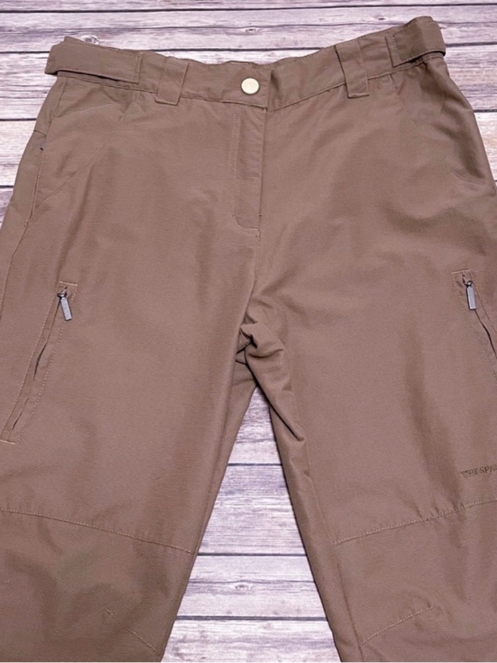 Trespass Adenture Travel Women's Brown Convertible Outdoor Pants